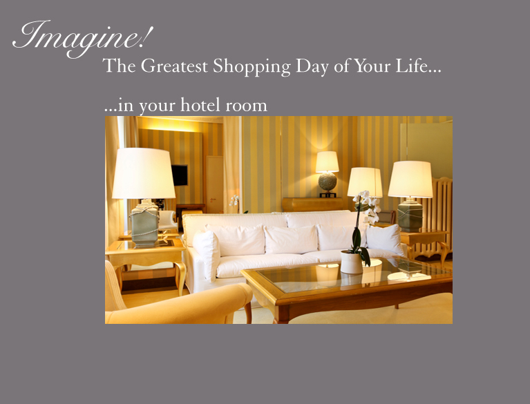 Shop in your hotel  room